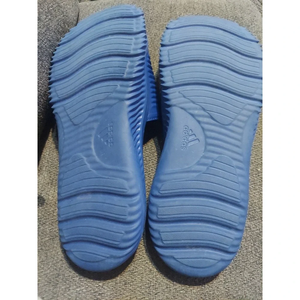ADIDAS Mens ALPHABOUNCE 2.0 Kansas Jayhawks  Sandals Slides Sz. 9 Royal Blue